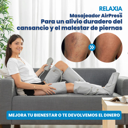 Masajeador AirPress™ - Para un alivio duradero del cansancio y el malestar de piernas