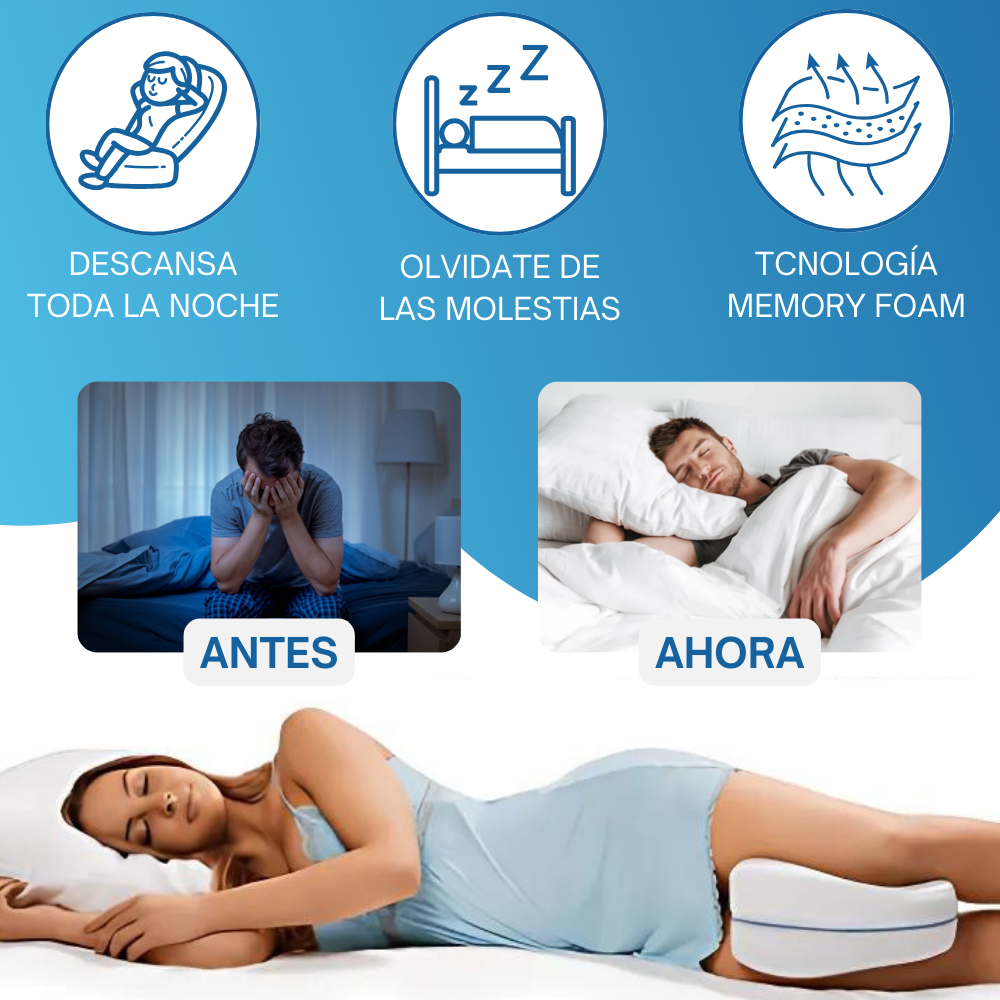 BackPain Relax™ ELIMINA EL DOLOR EN TUS CADERAS Y ESPALDA AL DORMIR